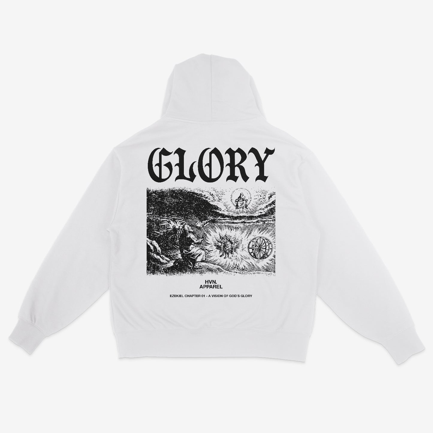 Ezekiel 1 Lux Hoodie - Heather White