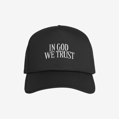 In God We Trust Foam Trucker - Black