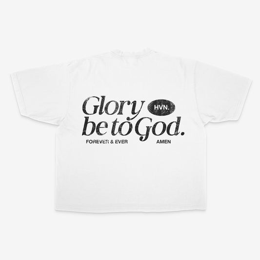 Glory Be To God Tee - White