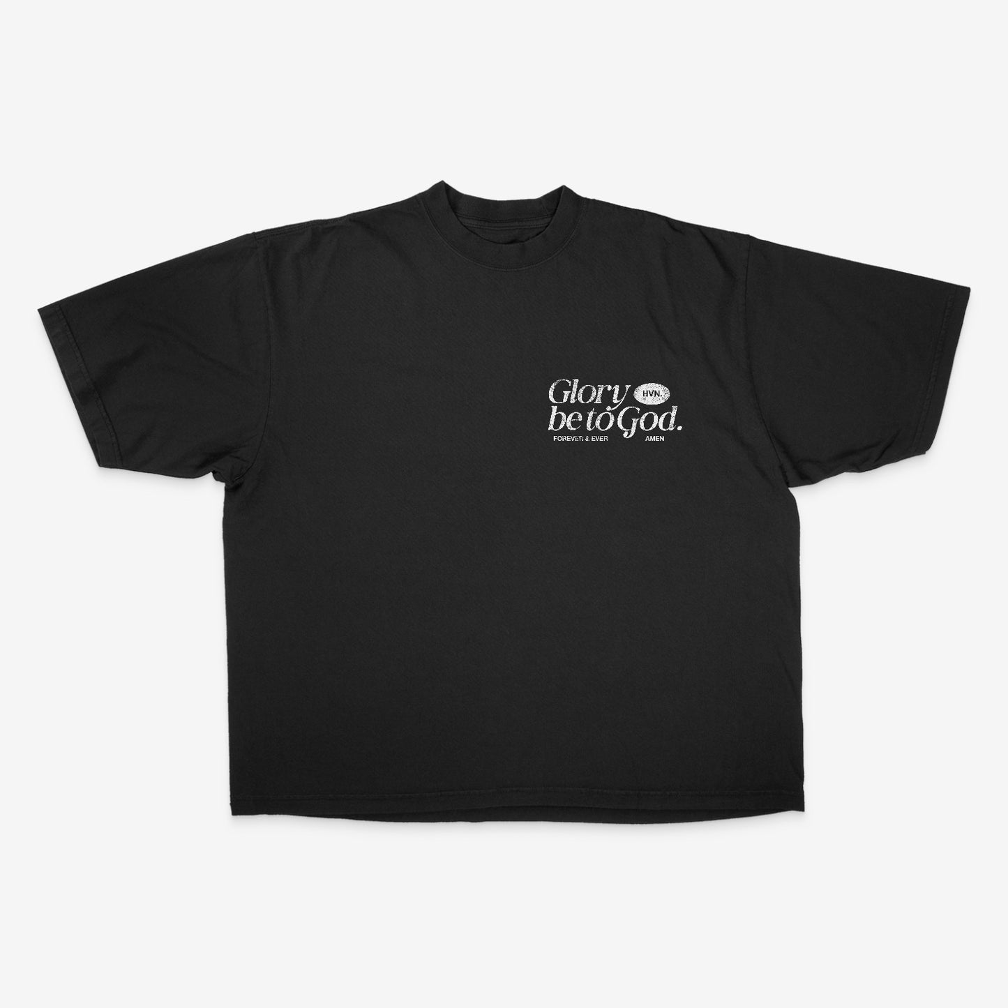 Glory Be To God Tee - Black